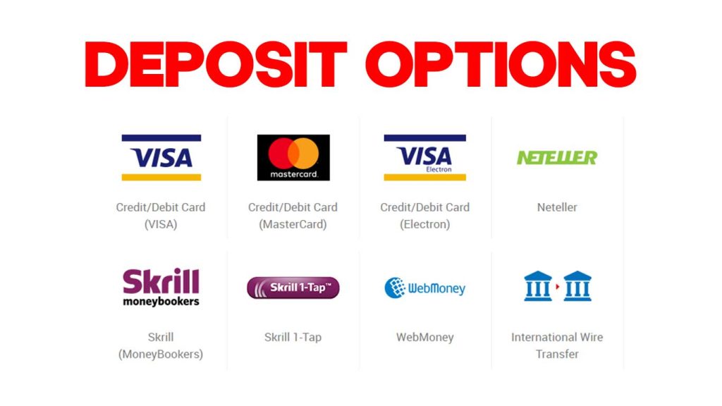xm deposit options - full image all of deposit methods in XM broker